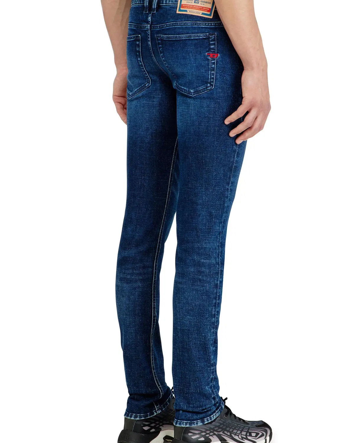 Мужские джинсы скинни с низкой посадкой Vaquero Sleenker Diesel, Azul Denim — фото 2
