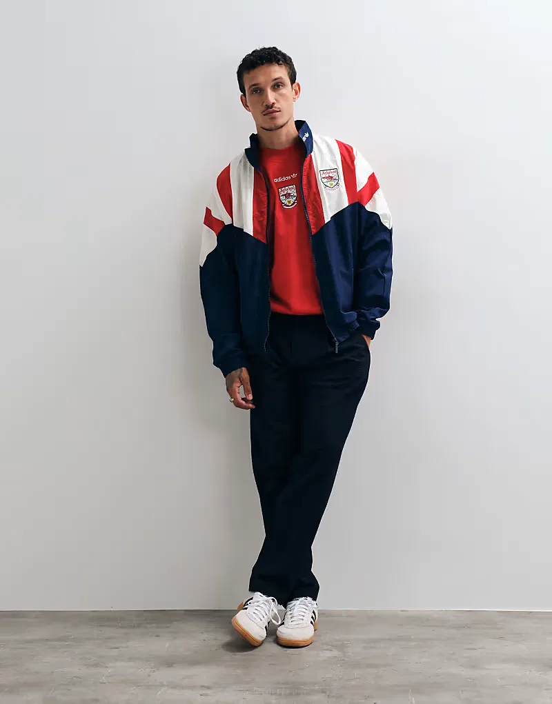 Куртка спортивная Arsenal 26/27 EQT Adidas Football, синий/красный — фото 2