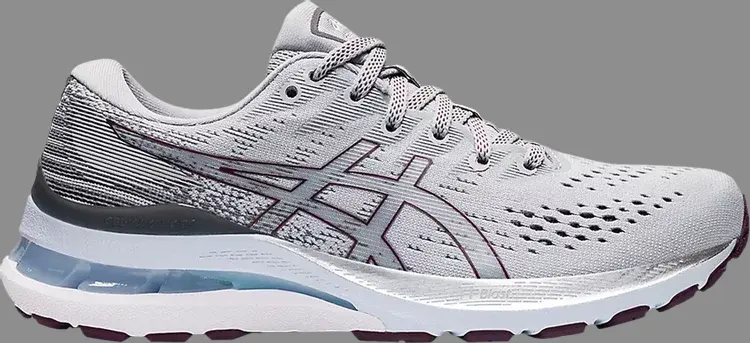 

Кроссовки wmns gel kayano 28 wide 'piedmont grey deep plum' Asics, серый