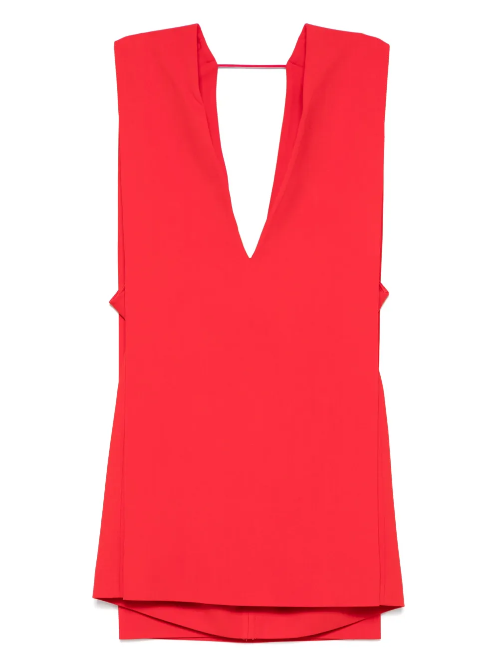 

Платье мини с поясом SPORTMAX, красный