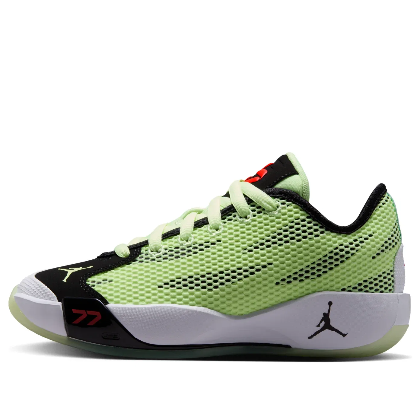 Детские кроссовки с синтетическим верхом Air Jordan Luka .77 'Barely Volt Black' Jordan, Barely Volt/Black