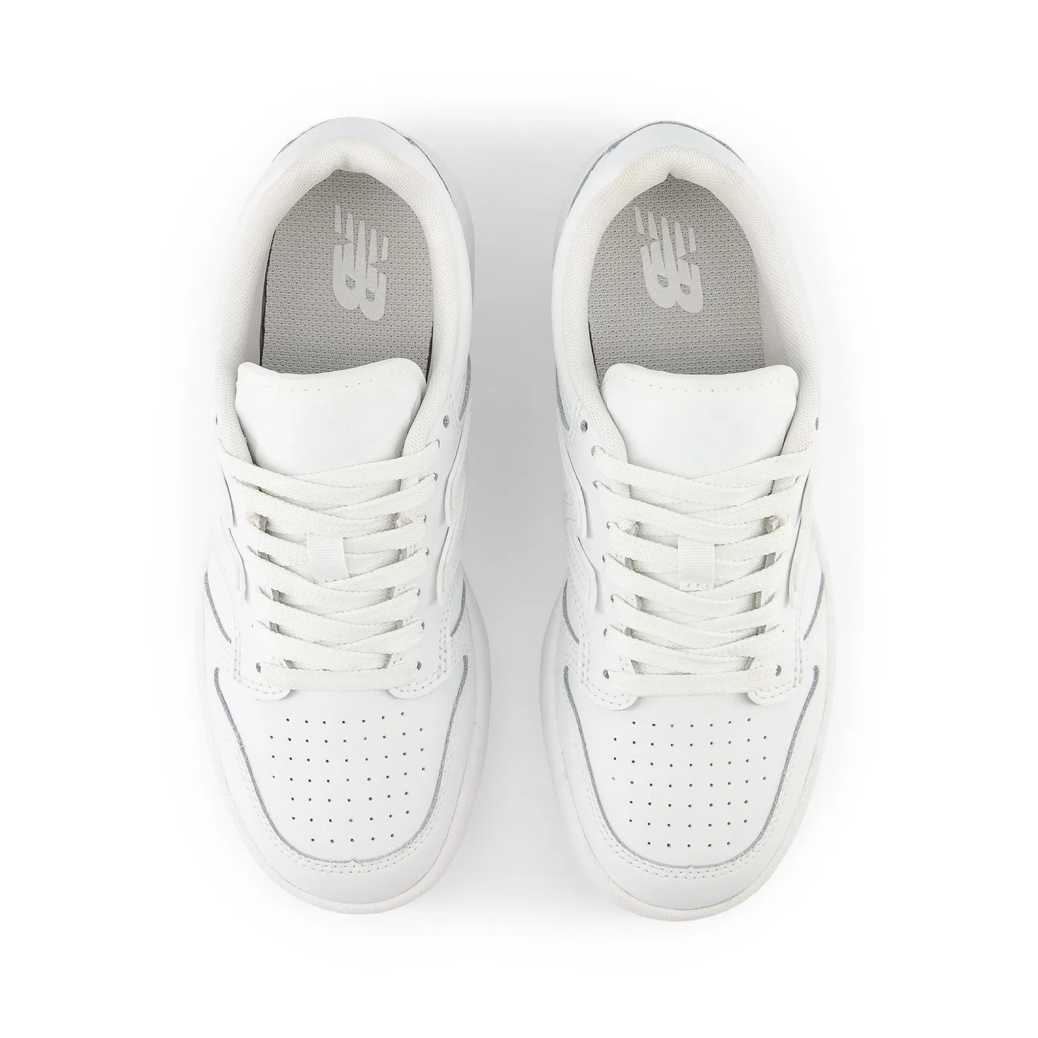Детские кроссовки для мальчиков кожаные 480 Cm New Balance, White — фото 4