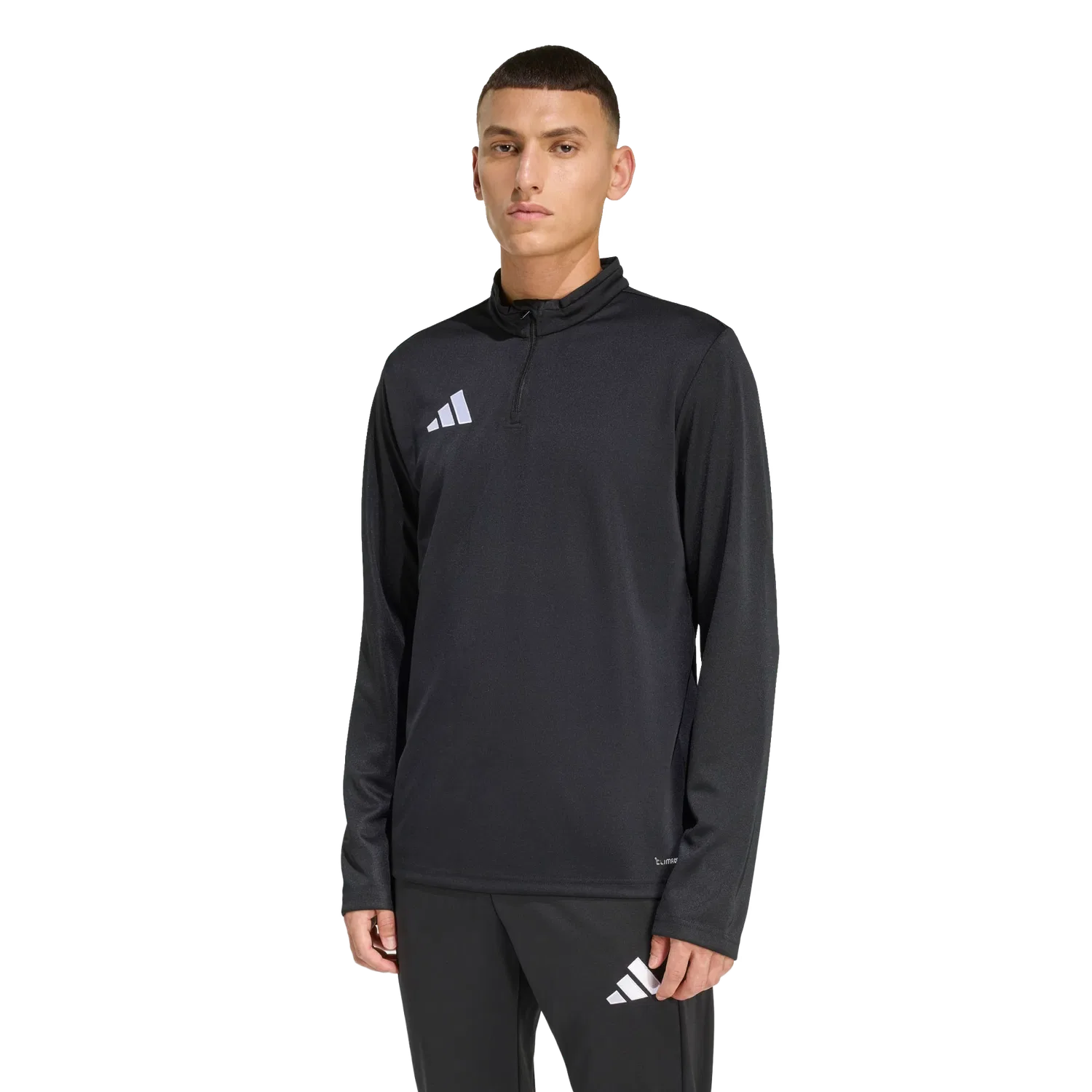 Мужской тренировочный лонгслив Adidas, черный — фото 2