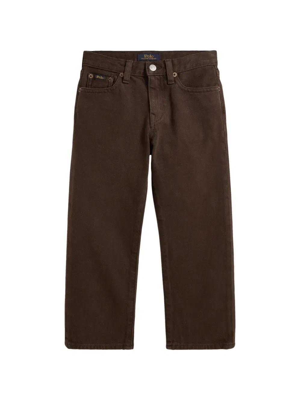 Джинсы Lynwood прямого кроя Polo Ralph Lauren Kids, коричневый