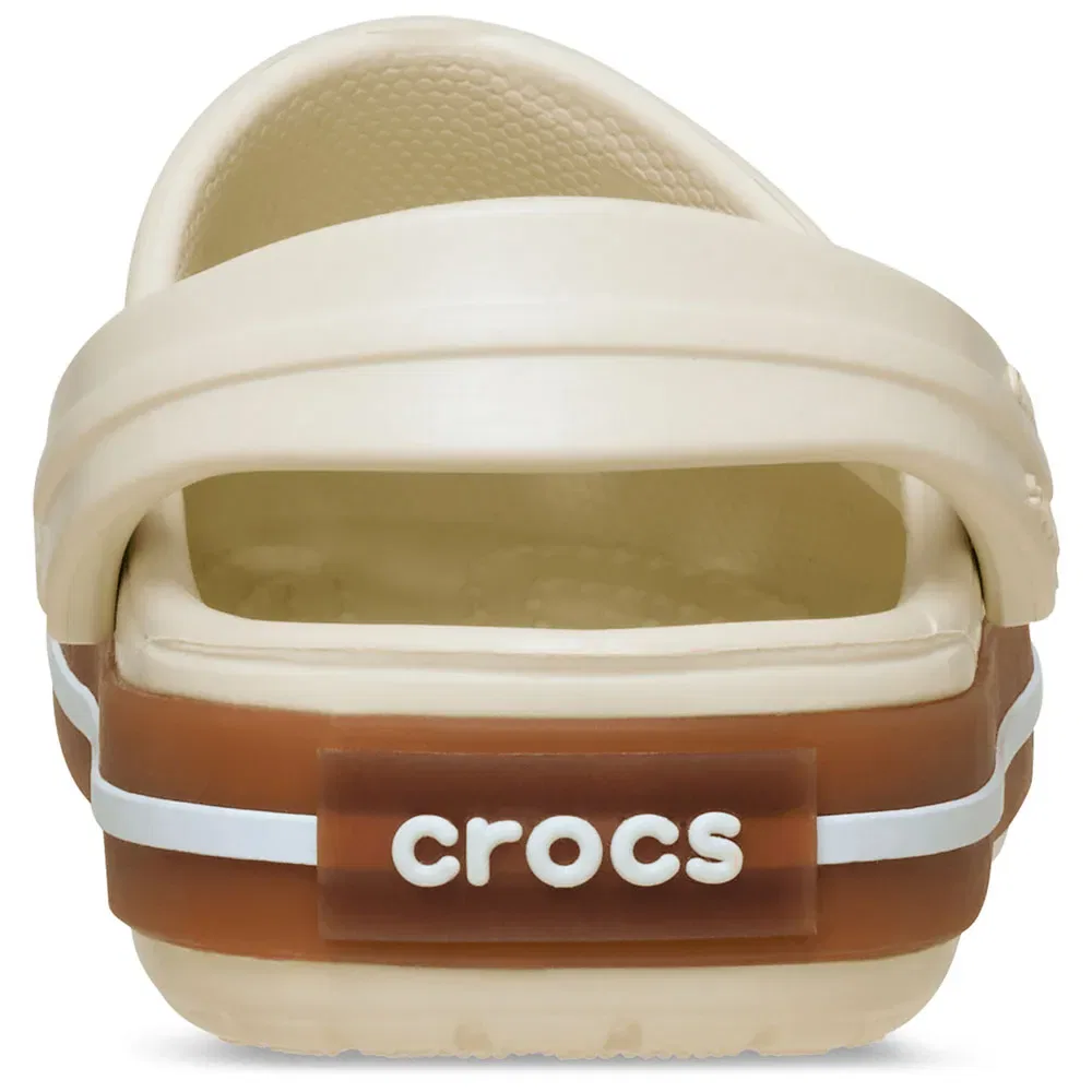 Сабо Crocs Crocband из резины, белый — фото 4
