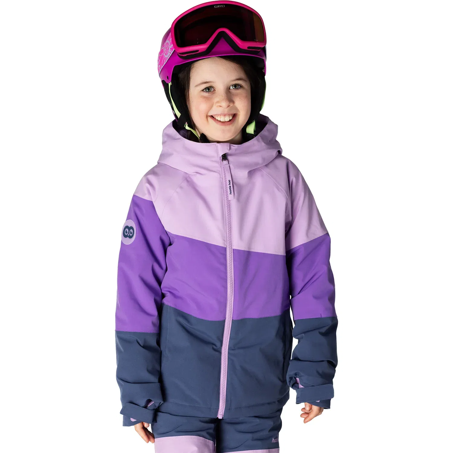 Детская утепленная куртка с мембраной Hootie Hoo Spruce, Lavender Grape Sea Blue — фото 3
