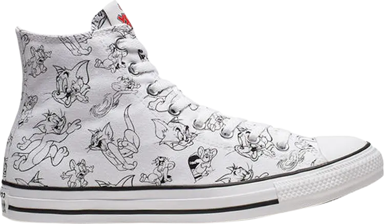 

Кроссовки Converse Tom and Jerry x Chuck Taylor All Star High White, белый, Белый;серый, Кроссовки Converse Tom and Jerry x Chuck Taylor All Star High White, белый