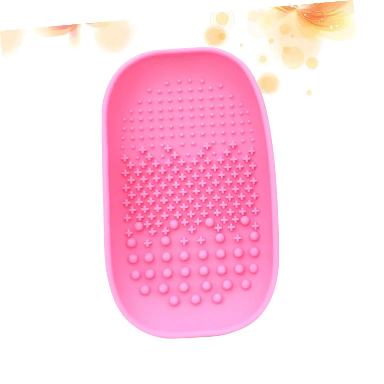 Щетка для очистки кистей, силиконовая, DEARMAMY, 15.2 x 9 x 3 см, Pink — фото 3