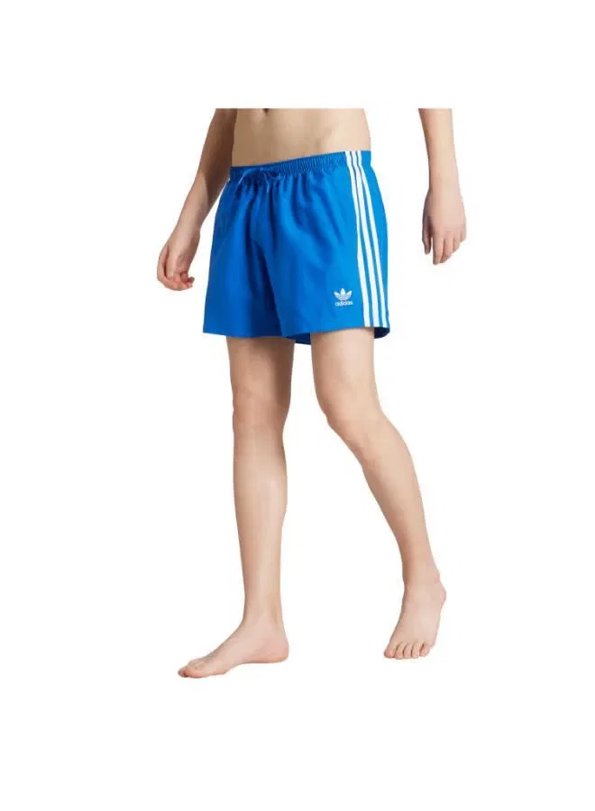 Шорты для плавания с эластичным поясом Adicolor 3-stripes Adidas Originals, синий