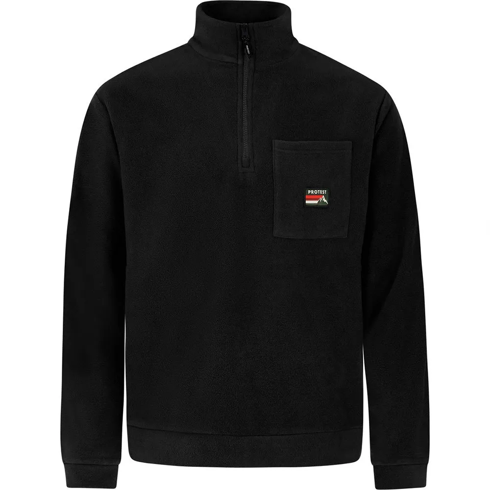 

Флис Protest Paxton half zip, черный