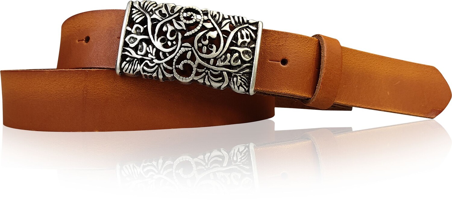 

Кожаный ремень FRONHOFER, коньячный