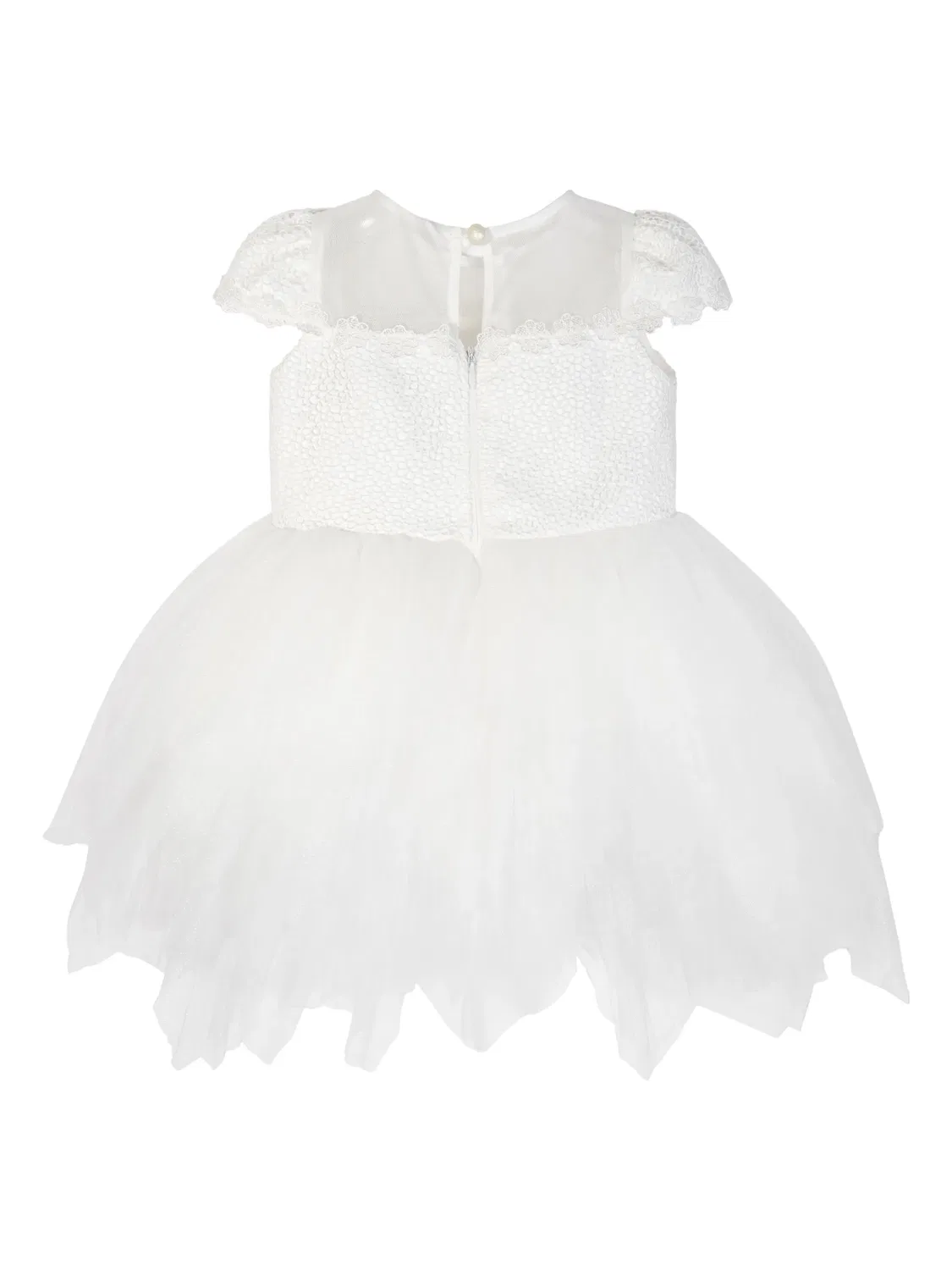 Платье из цветочной кружевной ткани Dress & Fleur, белый — фото 2
