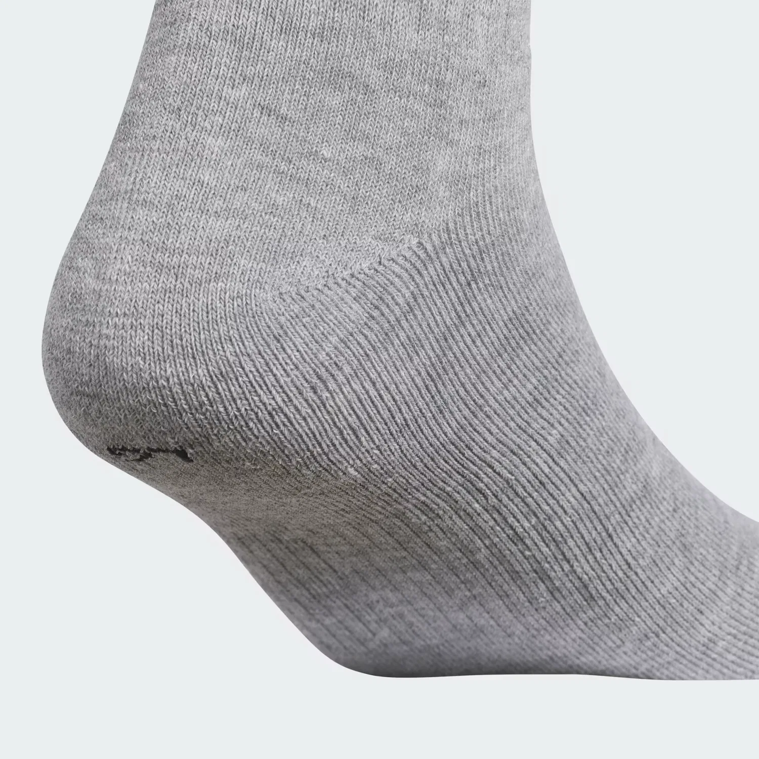 Носки короткие влагоотводящие, 6 пар, Trefoil 2.0, Adidas Originals, серый меланж/черный/белый — фото 4