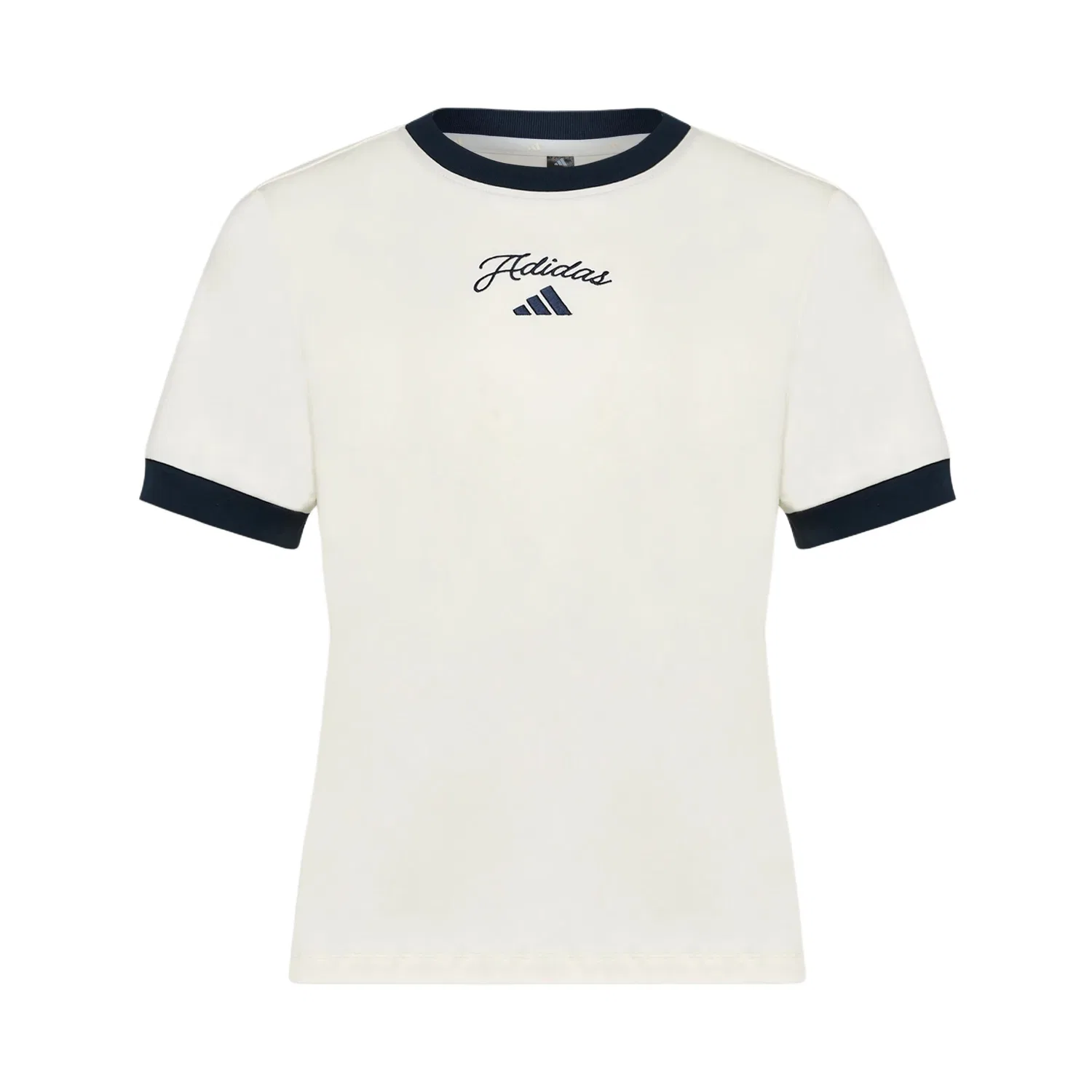 Футболка женская с круглым вырезом, Adidas, Jade White