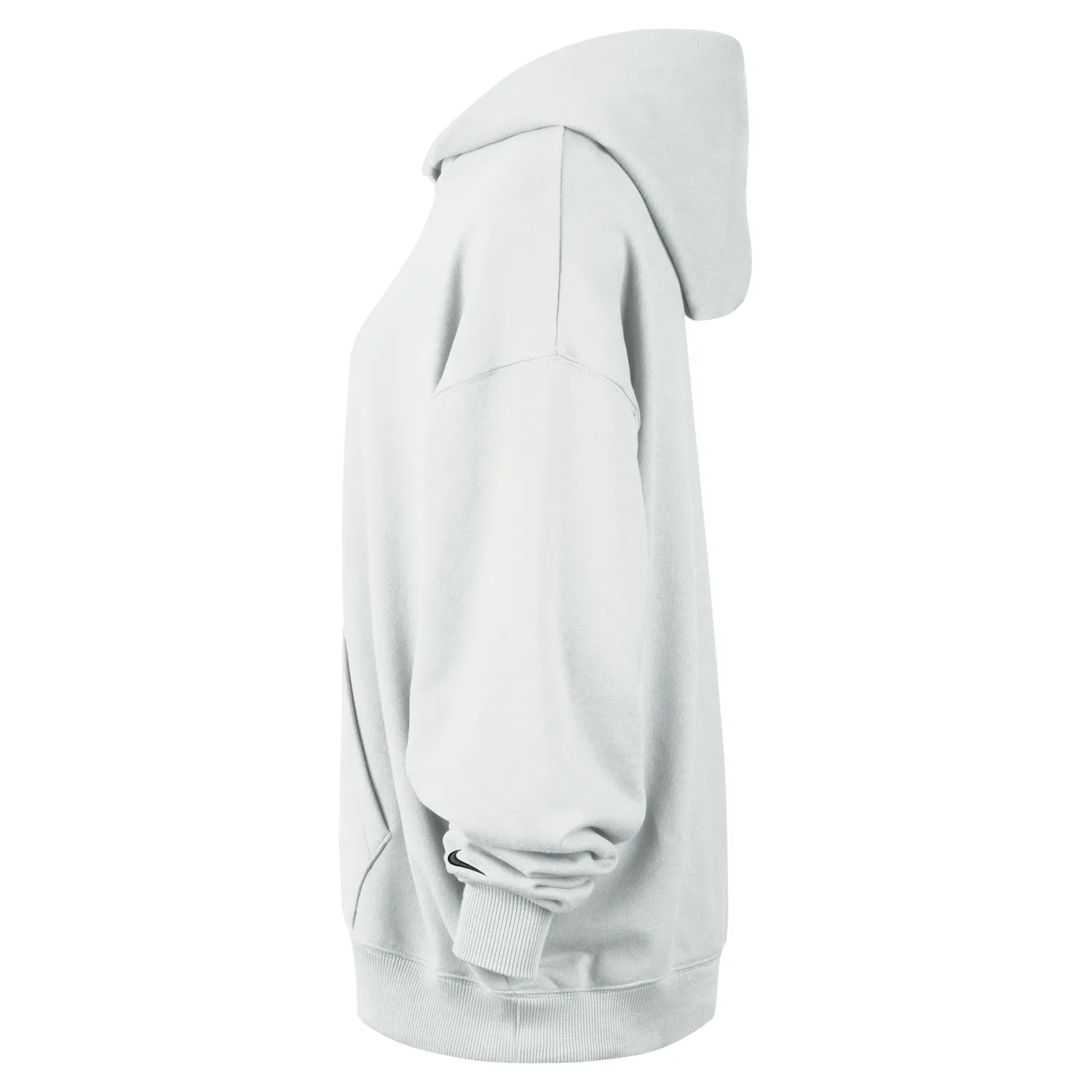 Женское худи для баскетбола Las Vegas Aces French Terry Oversized Hoodie 'Off White Black' Nike, Off White/Black — фото 2
