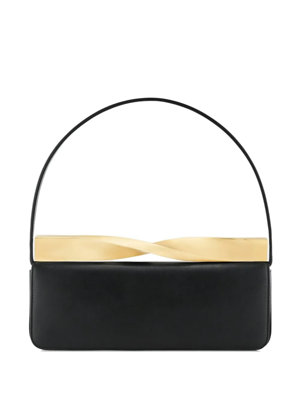 

Кожаная сумка через плечо Aquazzura, черный