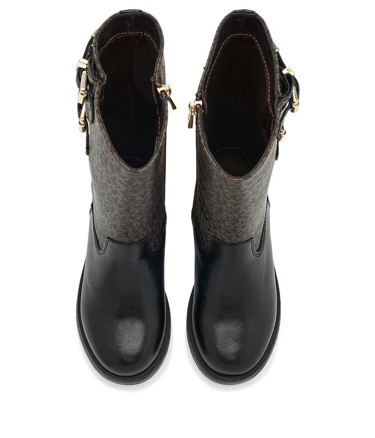 Ботинки Abigail Buckle (для маленьких и больших детей) Michael Michael Kors Kids, Brown — фото 3