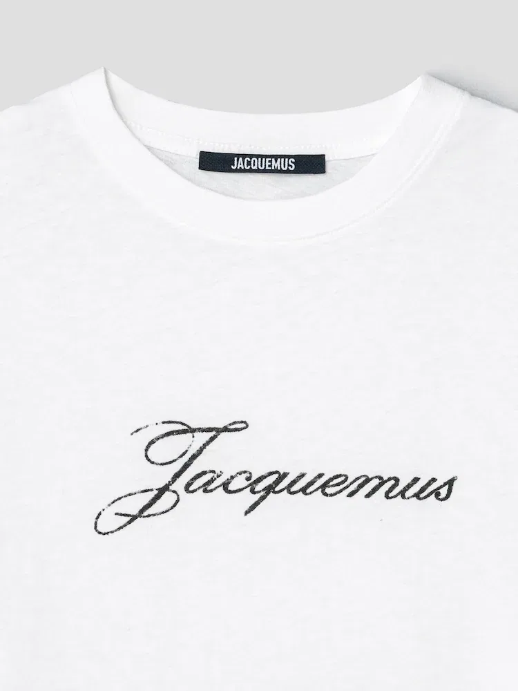 Футболка с принтом JACQUEMUS, White — фото 3