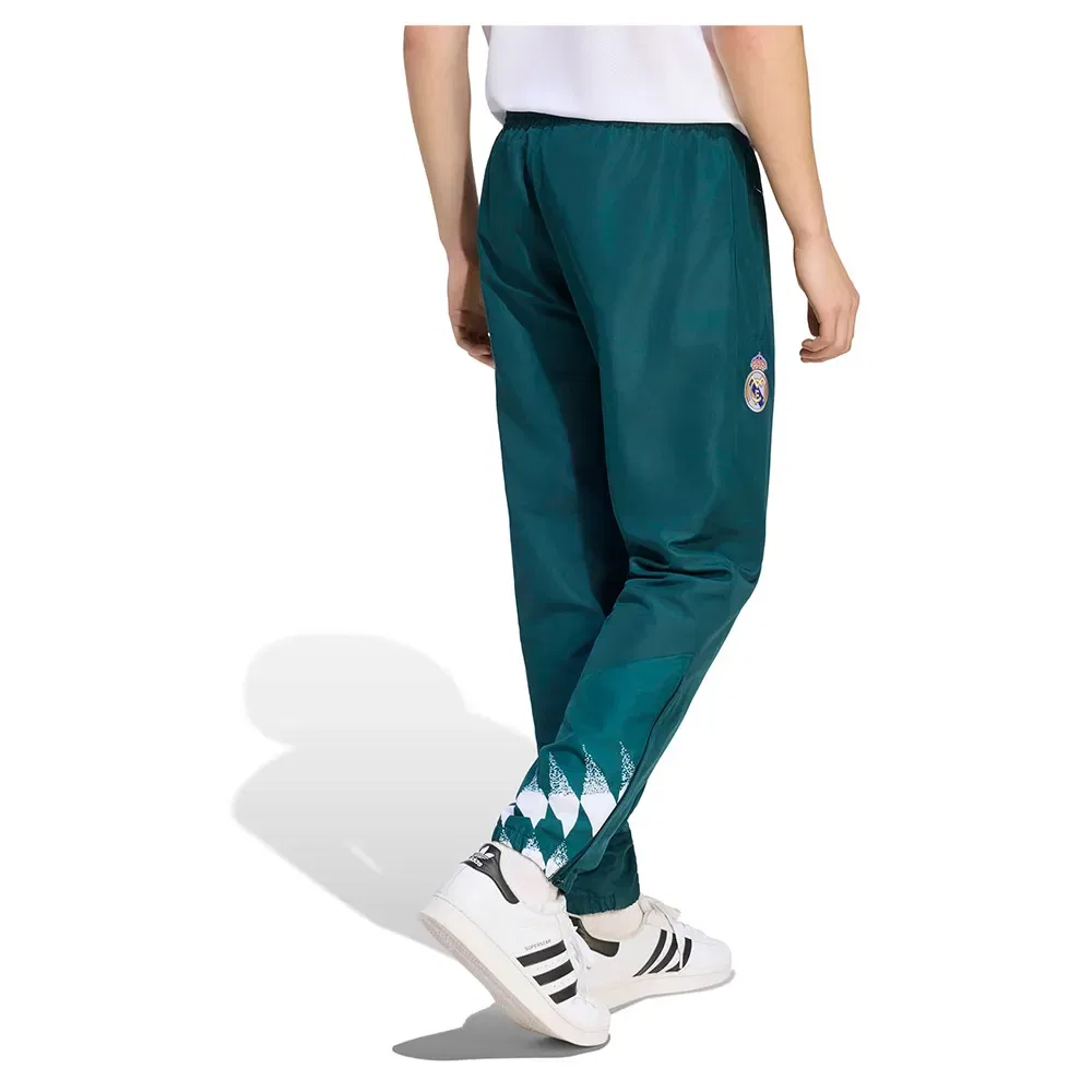 Мужские спортивные брюки с принтом Real Madrid Adidas, Blue — фото 2