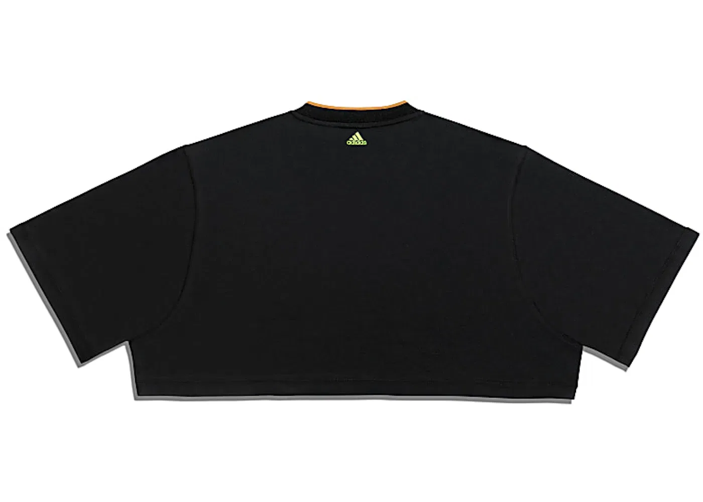Женская футболка с принтом Ivy Park 3-Stripes Crop Tee Adidas, Black — фото 2