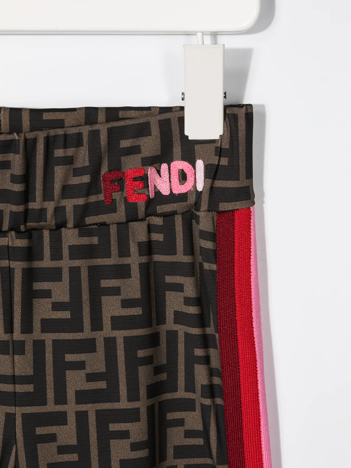 Леггинсы с принтом Zucca FENDI, коричневый — фото 2