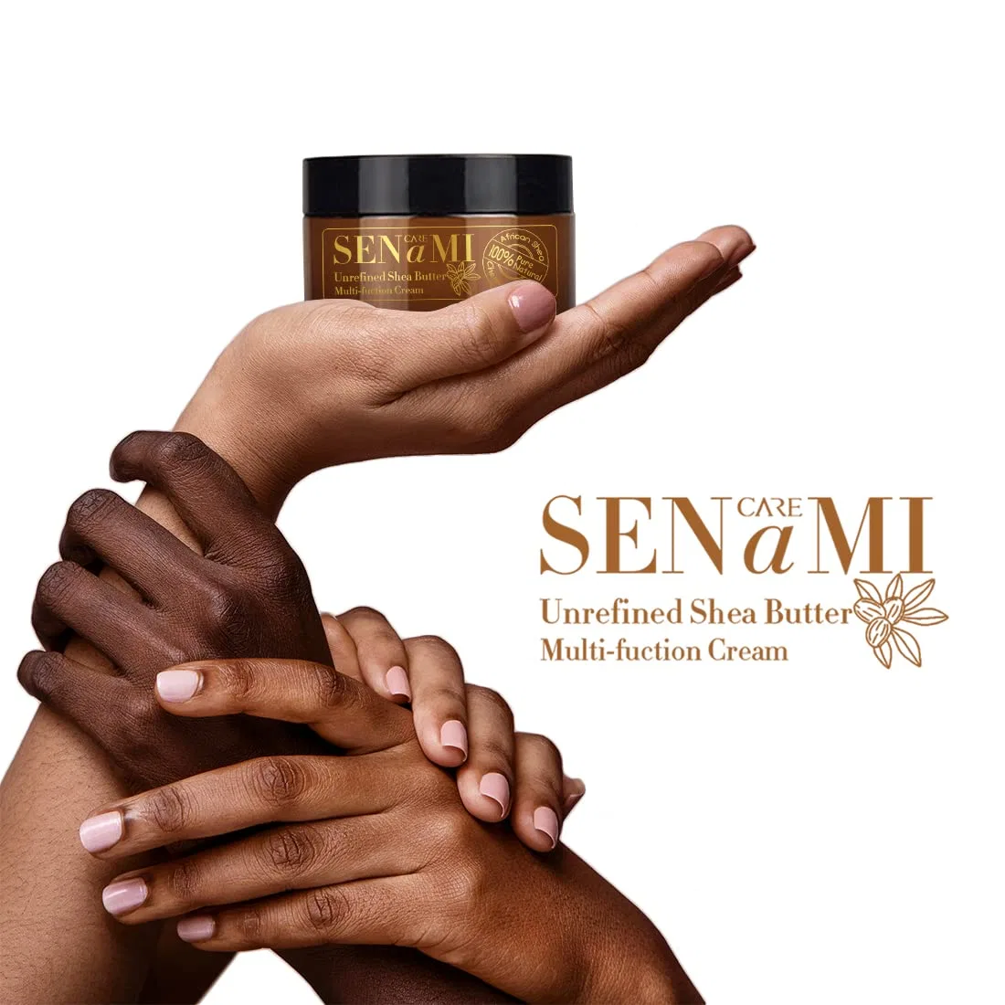 Боди баттер Unrefined Shea Butter, Senami Care, 100 г — фото 3