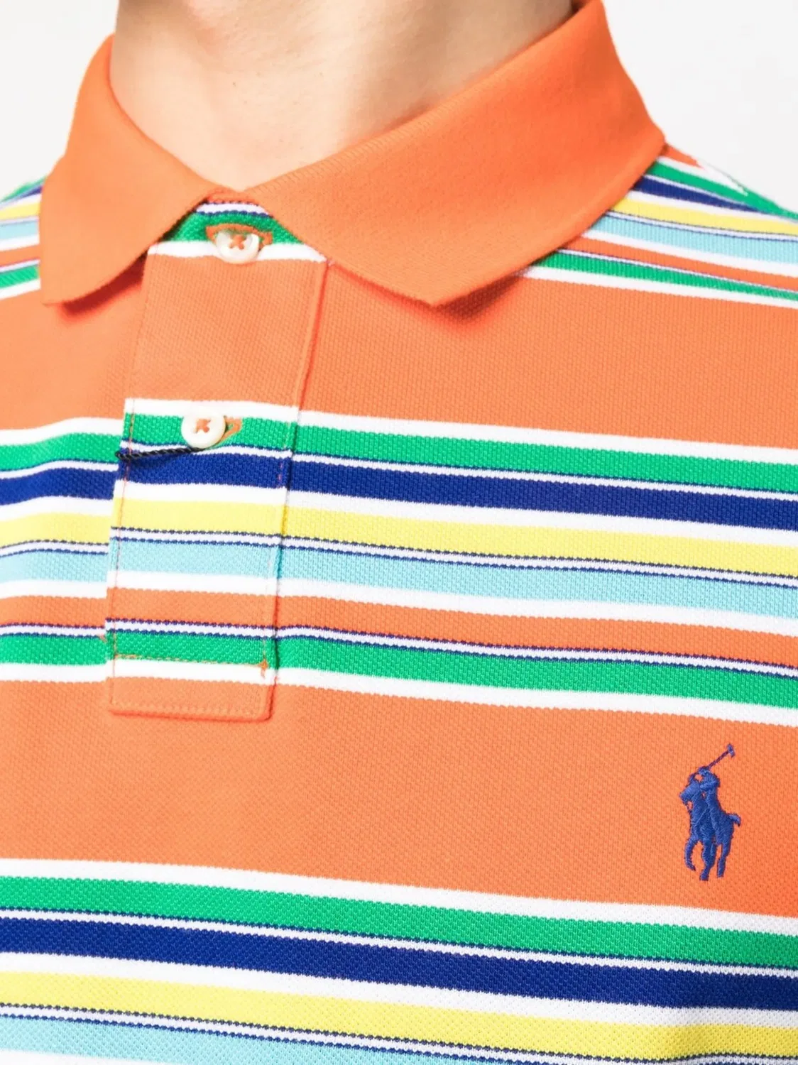 Polo Ralph Lauren Поло оранжевое — фото 3