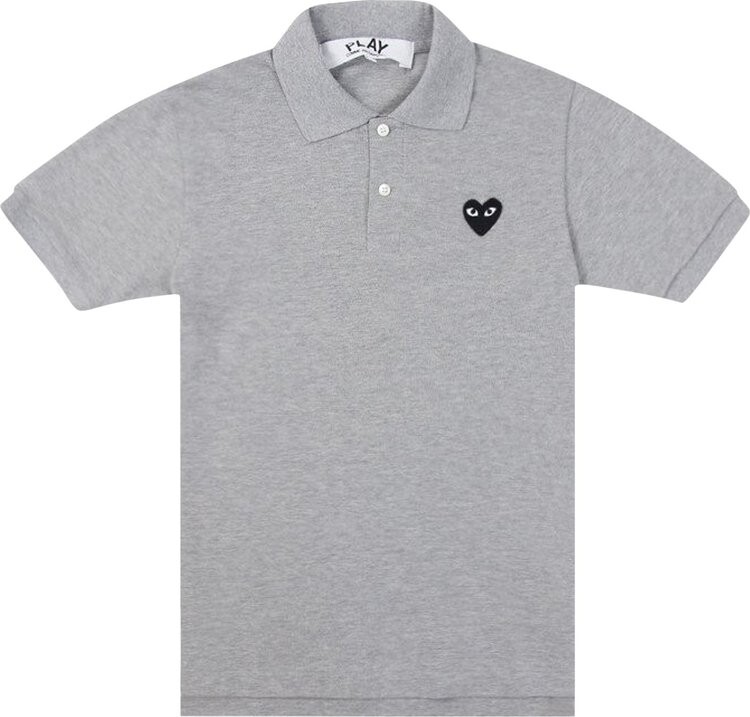 

Рубашка Comme des Garçons PLAY Black Emblem Polo Shirt 'Grey', серый