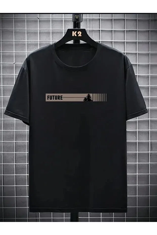 Мужская футболка с принтом Future Vexor, Black