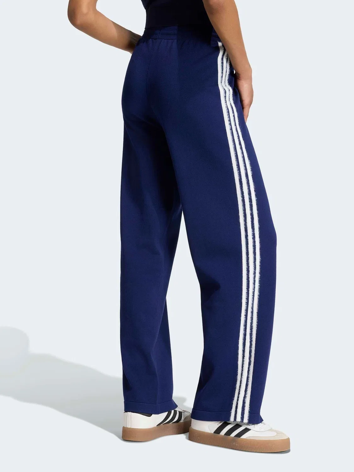 Тренировочные брюки Knit Firebird Track Pant, adidas Originals, синие — фото 2