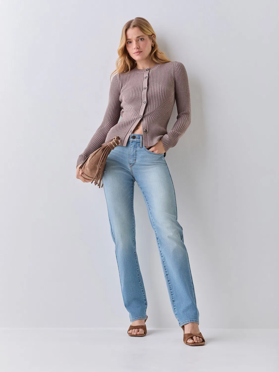 Синие прямые джинсы Levi's Just Like That 311 Shaping