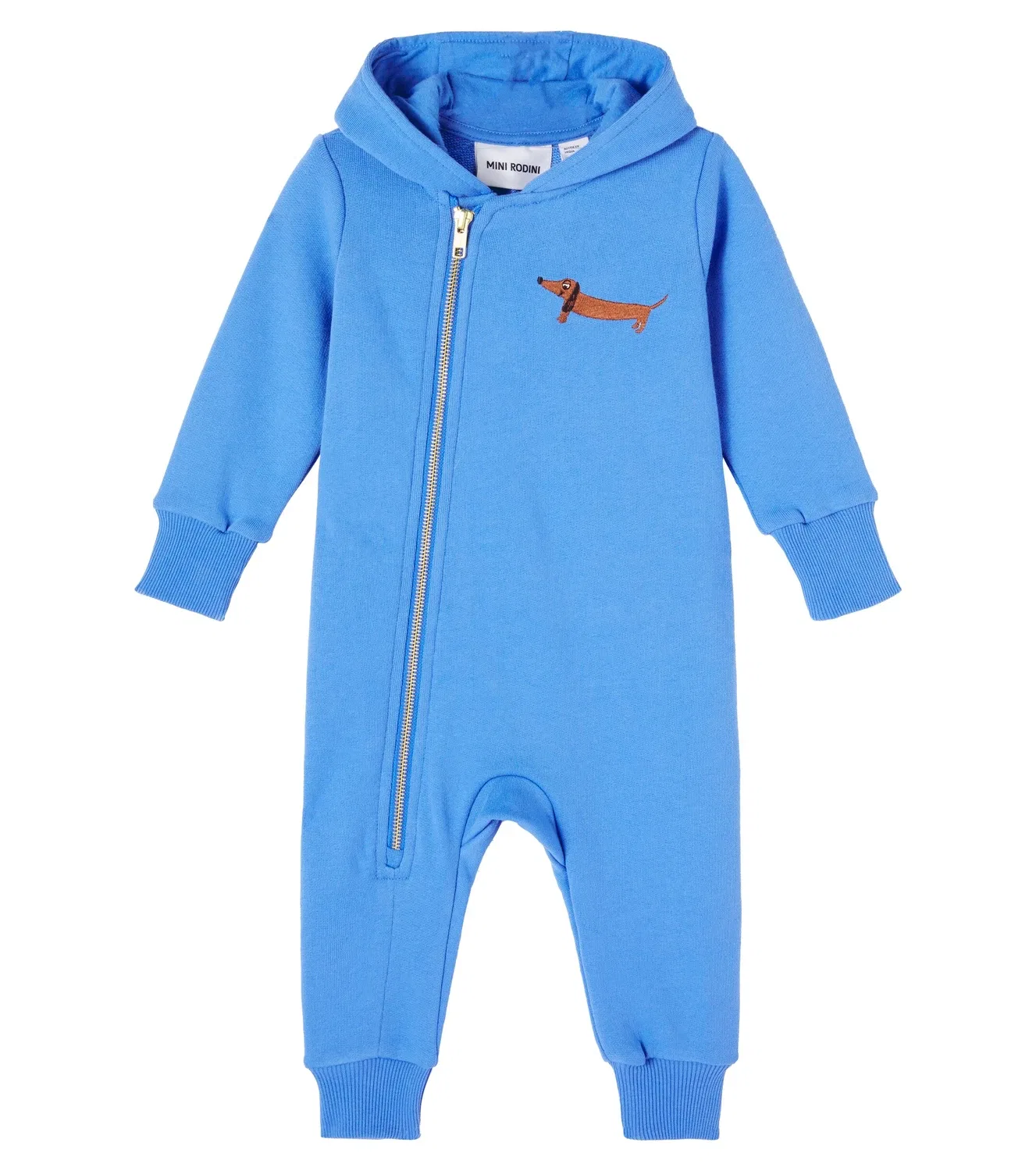 Комбинезон хлопковый Mini Rodini, синий