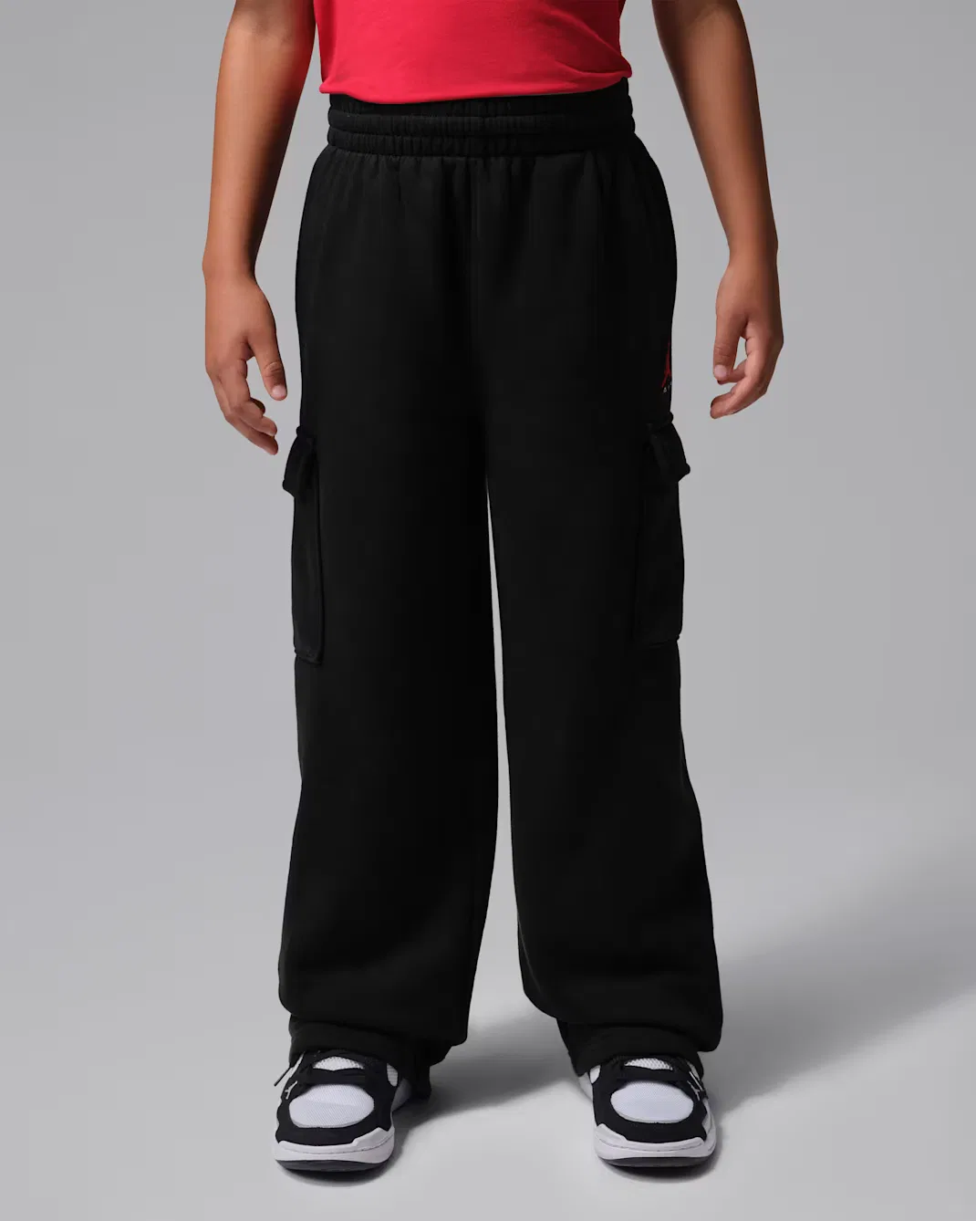 Брюки-карго для детей постарше Jordan Brooklyn Fleece, Black