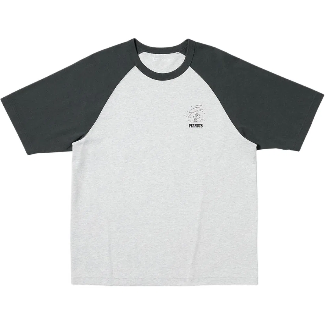 Футболка Unisex Peanuts T Shirts 08 Dark Gray, UNIQLO, Dark Gray
