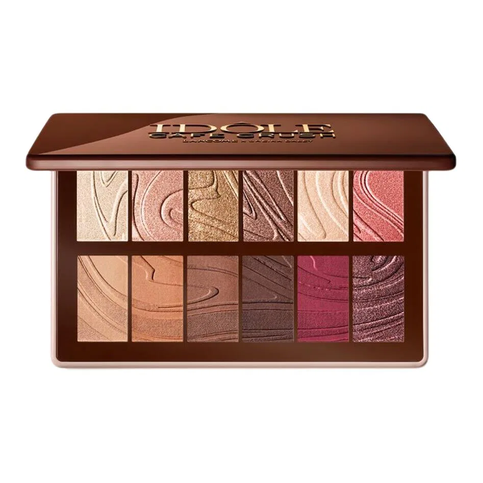 Женская палетка теней для век с 12 оттенками, Rich Neutrals, LANCOME