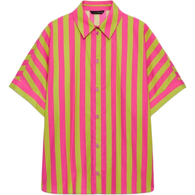Женская рубашка с лацканами Multicolor ZARA, Многоцветный