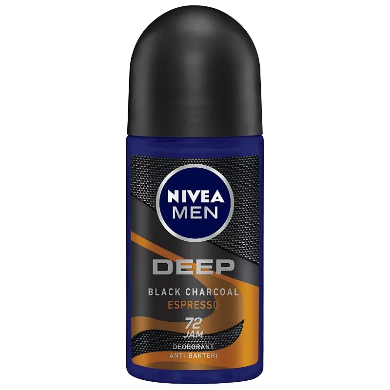 Дезодорант-антиперспирант 50 мл Nivea, Deep Black Charcoal Espresso
