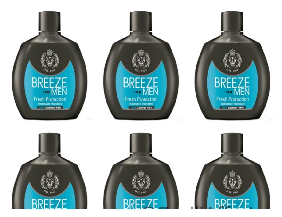Дезодорант Breeze Men Fresh Protection, 6x100 мл