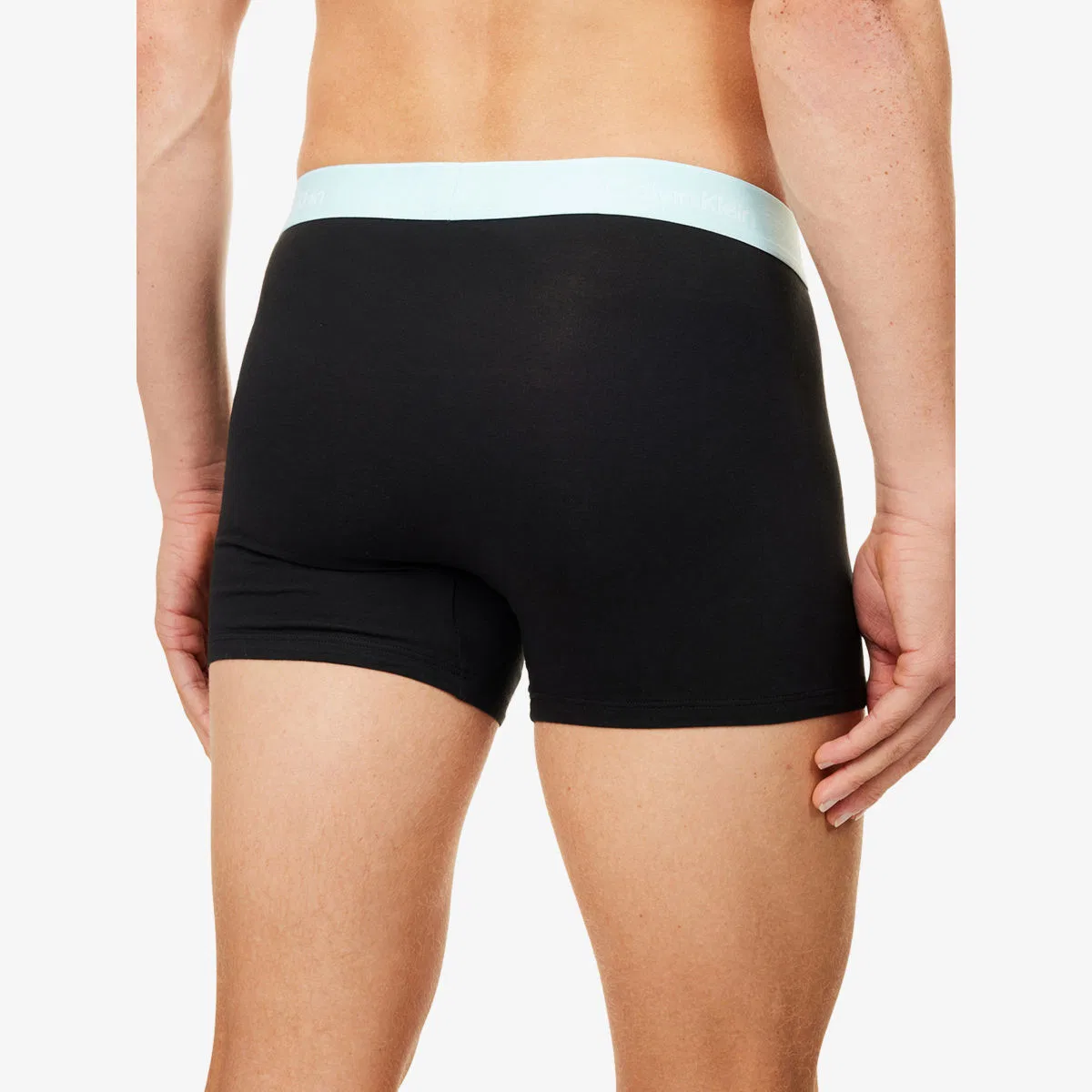 Комплект из трех трусов из эластичного хлопка с поясом и логотипом Icon Calvin Klein, мультиколор — фото 4
