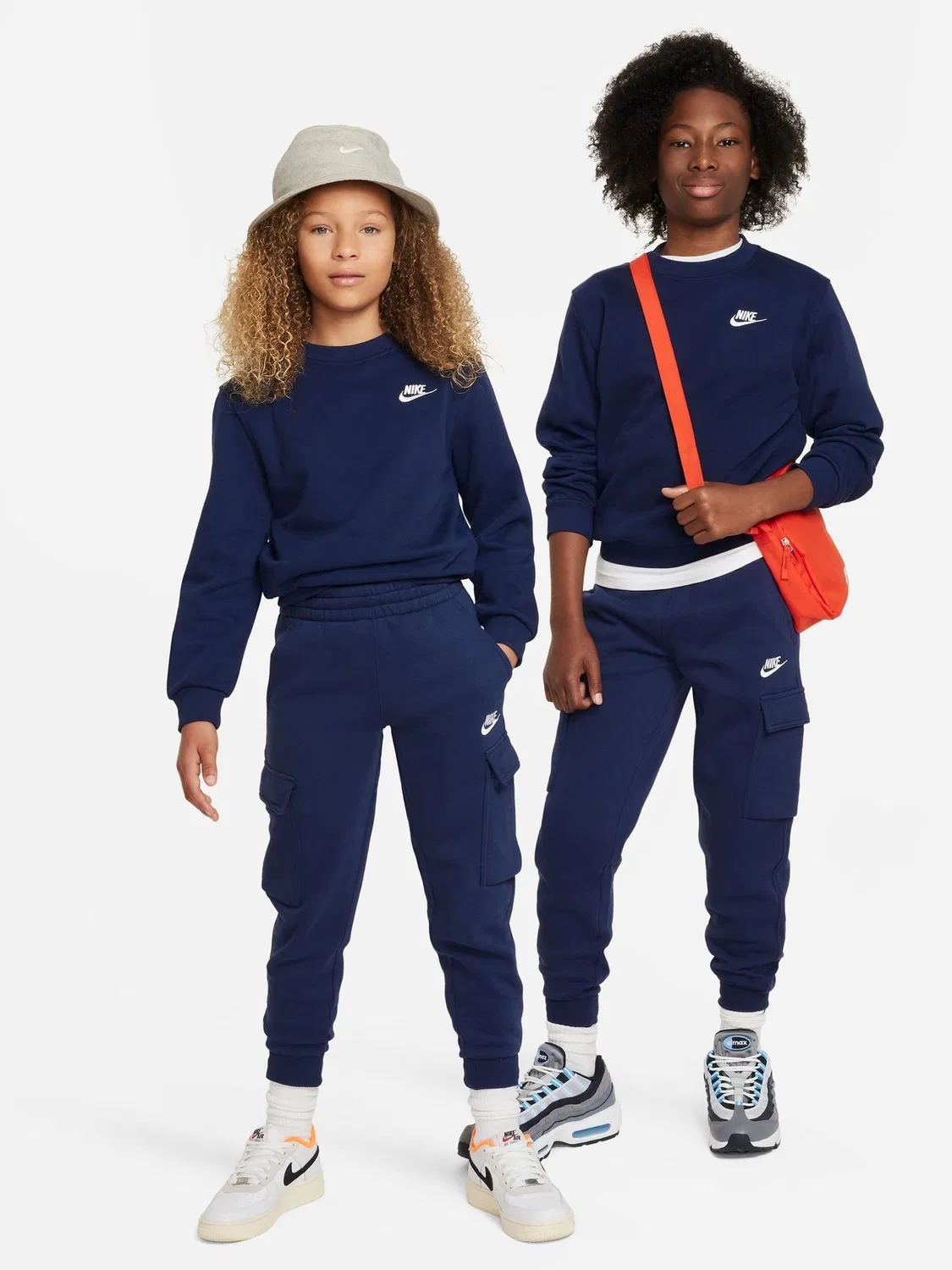 Джоггеры карго Club Fleece Nike, Midnight Navy — фото 3