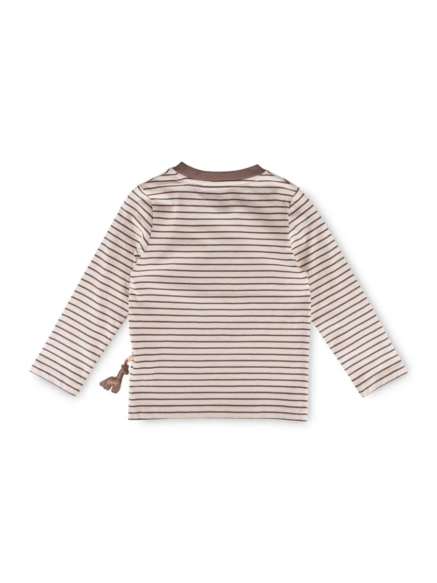 Рубашка SIGIKID 'Langarmshirt Savanne' коричневого цвета — фото 3