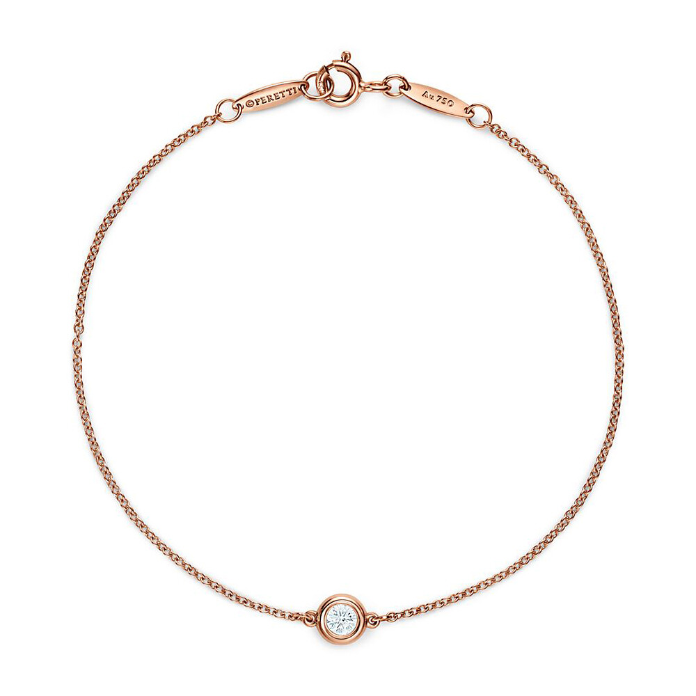 Браслет Tiffany & Co. Elsa Peretti Diamonds by the Yard Bracelet, розовое золото
