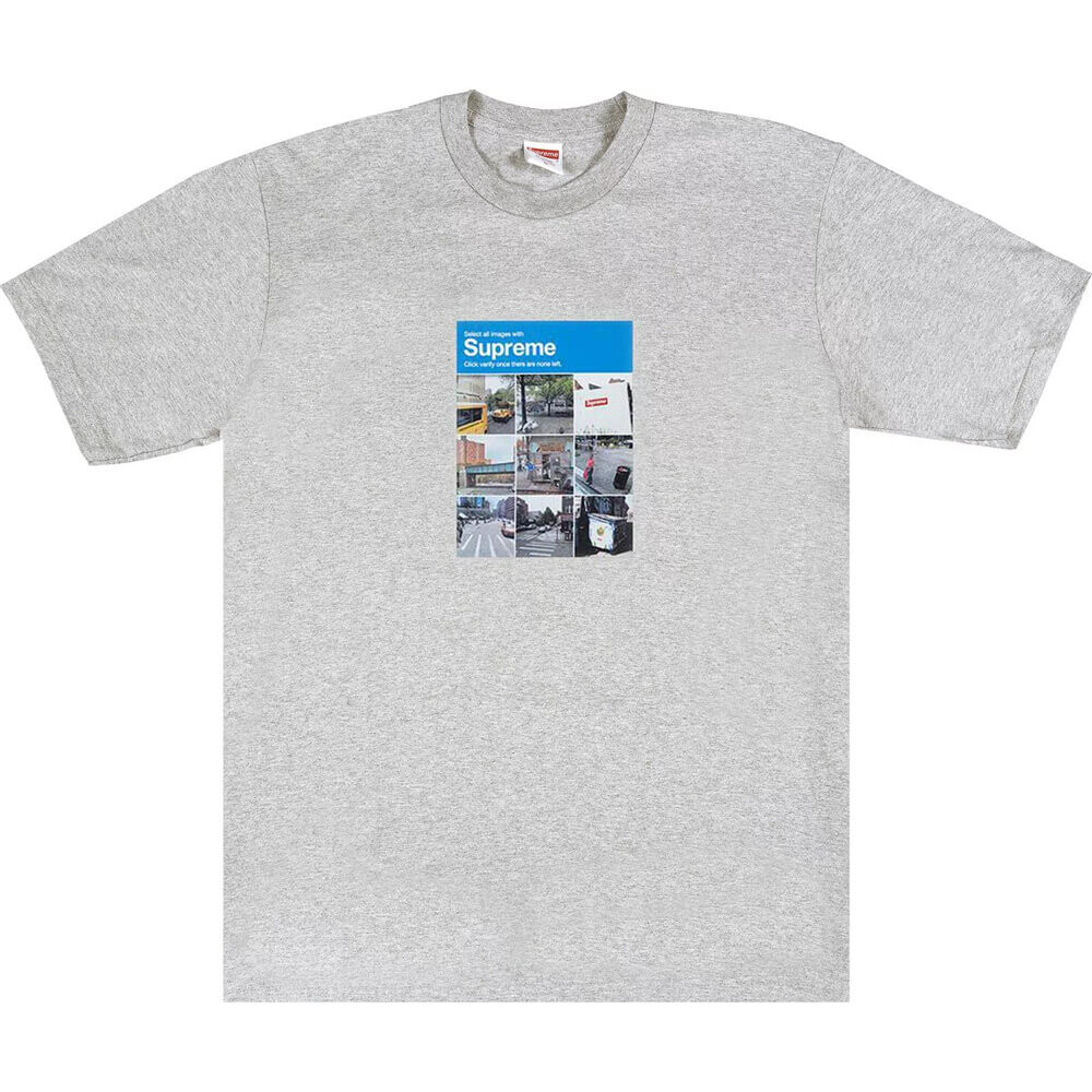 

Футболка Supreme Verify, серый
