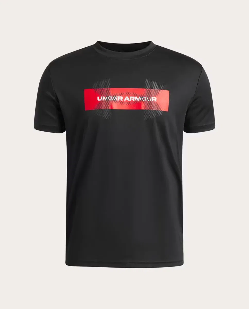 Детская футболка для мальчиков с принтом UA B Tech Graphic New 2 Under Armour, Negro
