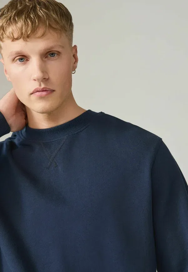 Футболка хлопковая Regular Fit Lightweight 2 Pack Next Navy Blue, Khaki Green, темно-синий/зеленый/хаки — фото 4
