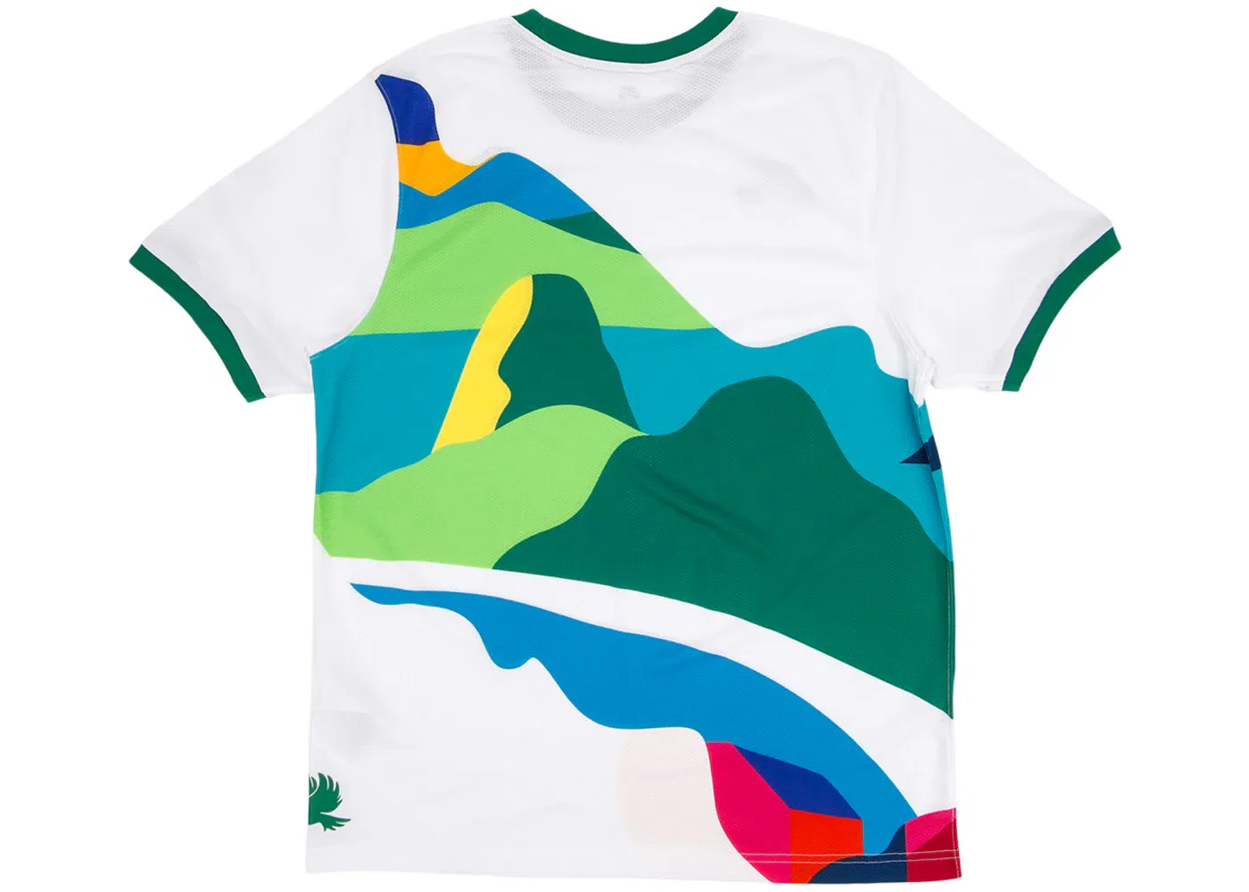Мужская джерси с принтом Nike SB x Parra Brazil Federation Kit Crew Jersey Nike, White/Clover — фото 2