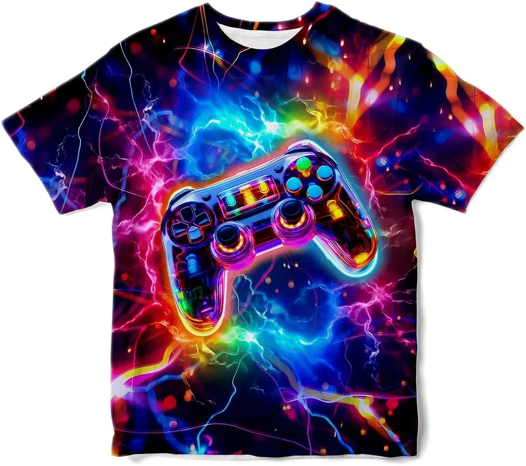 Футболка с графическим принтом Ldvjkx, Lightning Gaming