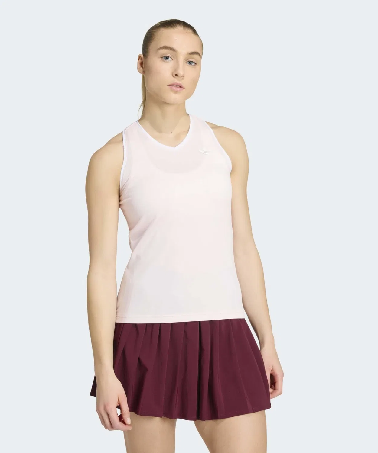 Женский топ-безрукавка Tennis Classic с принтом Adidas, Pink