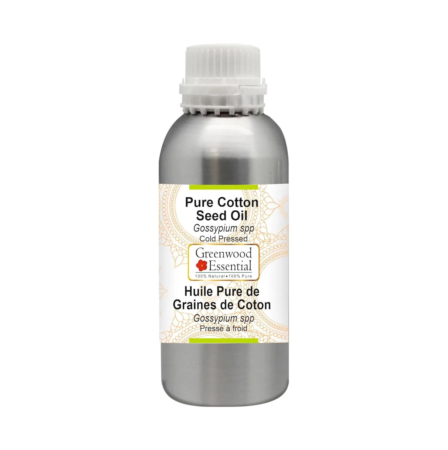 Масло для тела холодного отжима, Cotton Seed Oil, Greenwood Essential, 300 мл