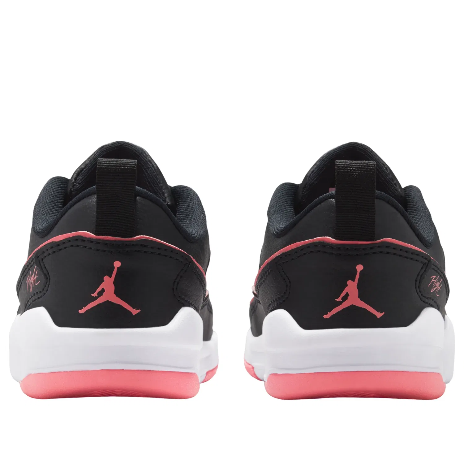 Детские кроссовки с текстильным верхом Flight Court 'Black White Pink Gaze' Jordan, Black/White/Pink Gaze — фото 3